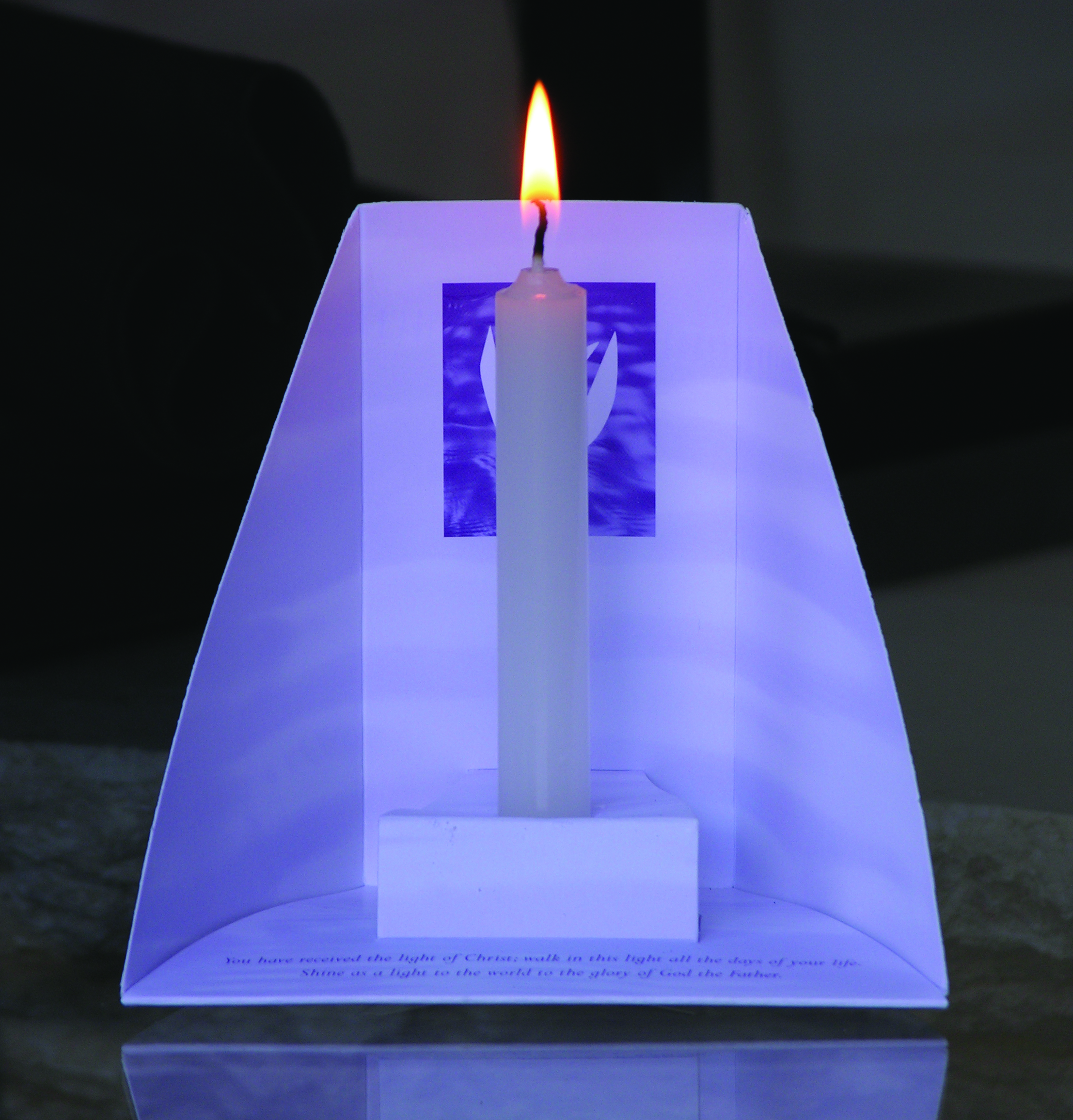 Baptism Candleholders Contemporary